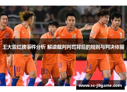 王大雷红牌事件分析 解读裁判判罚背后的规则与判决依据
